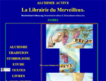 Tablet Screenshot of librairiedumerveilleux.org